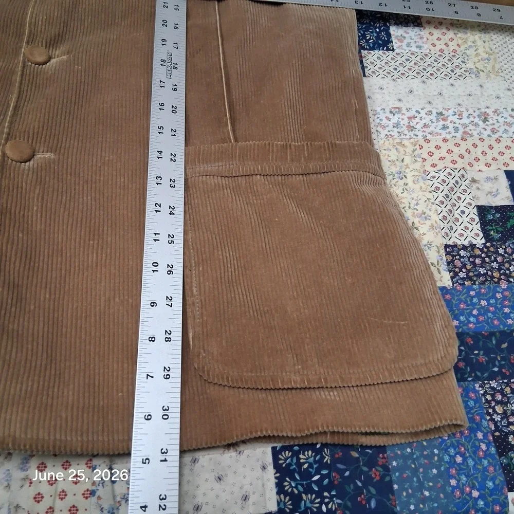 True Vintage 60s Eddie Bauer Corduroy Blazer Size 44 Long Pheasant Lined